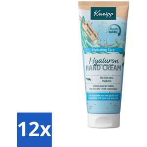 Kneipp – Aloë Vera Bio – Handcrème met Hyaluronzuur – 75 ml - Voordeelverpakking - 12 stuks