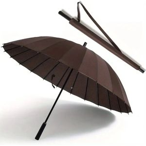 Bovista Moderne Golf Paraplu - Stormparaplu - Opvouwbaar - Windproof - Stormproef - UV Bescherming - Umbrella - Draagbaar - Bruin