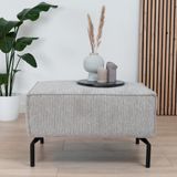 Bronx71® Hocker Kansas ribstof taupe