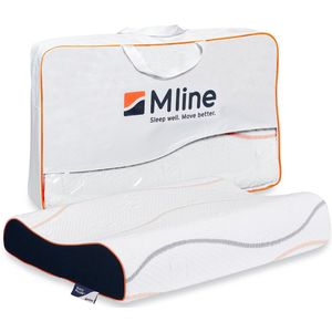 M line - Wave Pillow - Hoofdkussen - Traagschuim - Ergonomisch - Wasbare Tijk