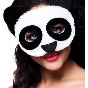 Boland - Pluchen oogmasker Panda - Volwassenen - Panda - Dieren