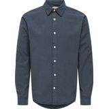 Only & Sons Otto Overhemd - Herenblouse lange mouw - Blue Nights