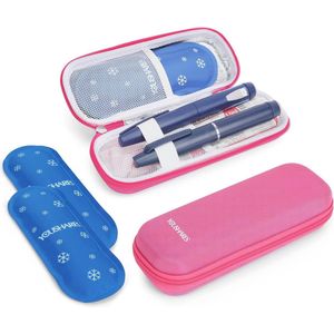 Insulinepen Koeltas voor Diabetici - Reisetui met Ijspakjes