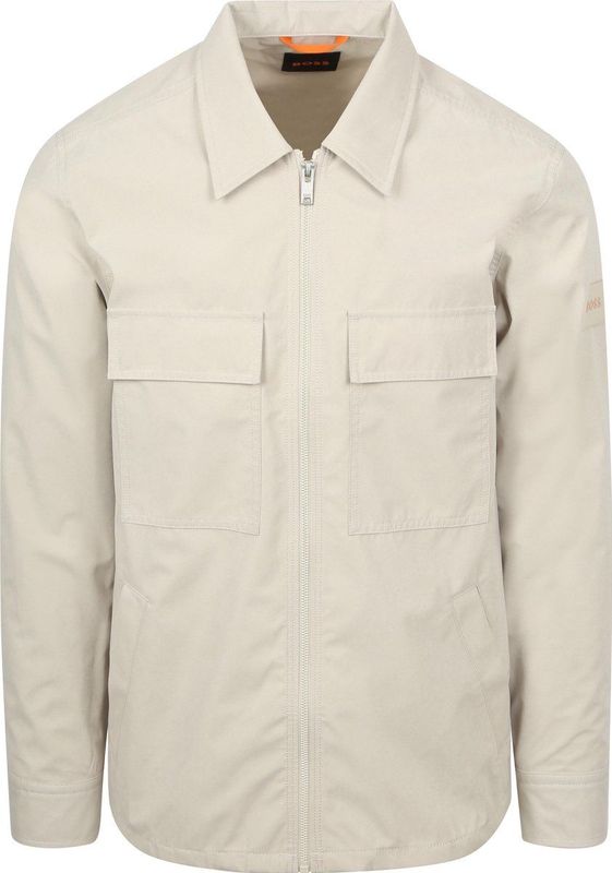 BOSS - Overshirt Lozzy - Greige - Heren