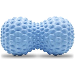 1-pack, pindamassagebal, dubbele hockeybal massagerollerbal voor diepe spiermassage, fysiotherapie, fascia-release, spierknopen en yogatherapie