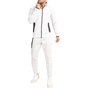 Comfortabel en stijlvol trainingspak voor heren met capuchon en rits