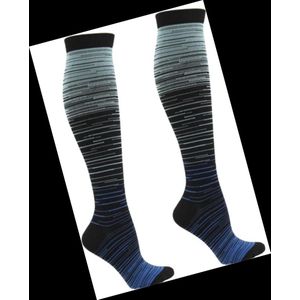 *** Sportkousen Compressiekous - Ideaal voor Sport en Vliegtuig - Maat L/XL- perfect voor hardlopen, sporten, reizen - maat L/XL - van Heble® ***