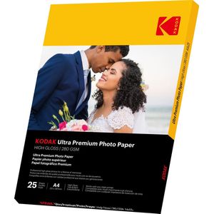 Kodak Fotopapier - Ultra Premium High Glossy - 280g/m² - A4 - 25 vellen