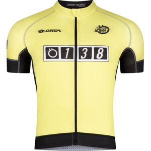 ONDA Fietsshirt korte mouw heren Geel - Laurent Jalabert - XS