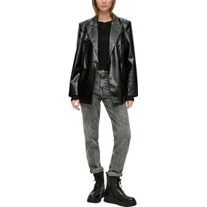 Q/S By S.Oliver Fijngebreide Trui Zwart