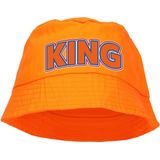 Bellatio Decorations Koningsdag hoed oranje - king - 57-58 cm