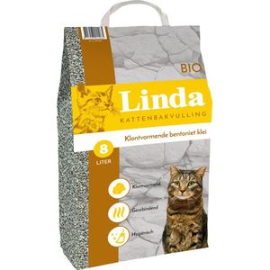 Linda Bio-Kattenbakvulling - 8 liter - Klontvormend