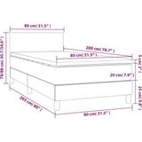 vidaXL-Boxspring-met-matras-kunstleer-zwart-80x200-cm