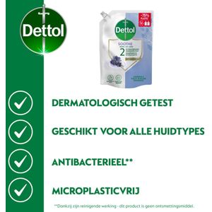 Dettol - Handzeep Navulling - Soothe - Lavendel & Vioolbloesem - 500 ml - 1 stuk