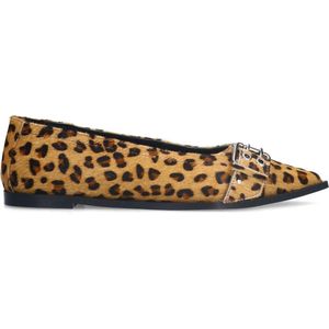 Sacha - Dames - Leopard buckle ballerina's - Maat 41