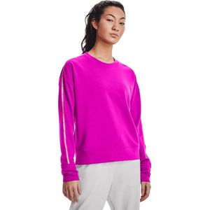 Under Armour Rival Terry Taped Crew-PNK - Maat XS