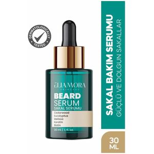 Eliamora Baardserum - Sterke en Volle Baarden - Biotin - Keratin - Melissa - Eucalyptus - Cedarwood - 30 ml
