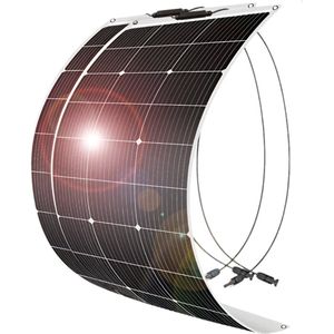 Dokio - Zonnepaneel - Opvouwbaar zonnepaneel - zonnepanelen compleet pakket - Monokristallijn silicium - 200W - 18V - Zwart