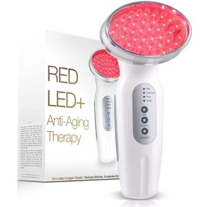 Rood Licht Therapie - 630 nm - Infraroodlamp - Infrarood Masker voor Huidverjonging, Facelift & Pijnverlichting - Lichttherapie Lamp - Rode Lamp - Draagbaar Skincare Apparaat voor Acne & Gewrichtspijn