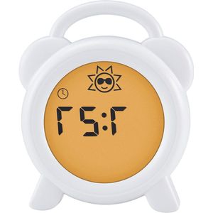 Slaaptrainer Kind - Kinderwekker voor Slaaptraining - Nachtlamp en Educatieve Digitale Wekker - Wit