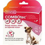 Beaphar Combotec Anti Teken- en Vlooiendruppels Hond 2-10 kg 2 pipetten