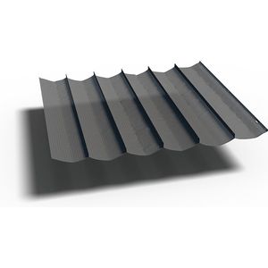 Platinum Sun & Shade – Coolfit – Harmonicadoek – B200xL400cm – Antraciet – 5 jaar garantie – 95% UV protectie – Sterk geweven 285 g/m² - Hoge kleurechtheid