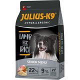 Julius-K9 - Hypoallergeen hondenvoer voor oudere honden of met overgewicht - hondenbrokken op lam & rijst basis - geschikt voor alle rassen - 12kg