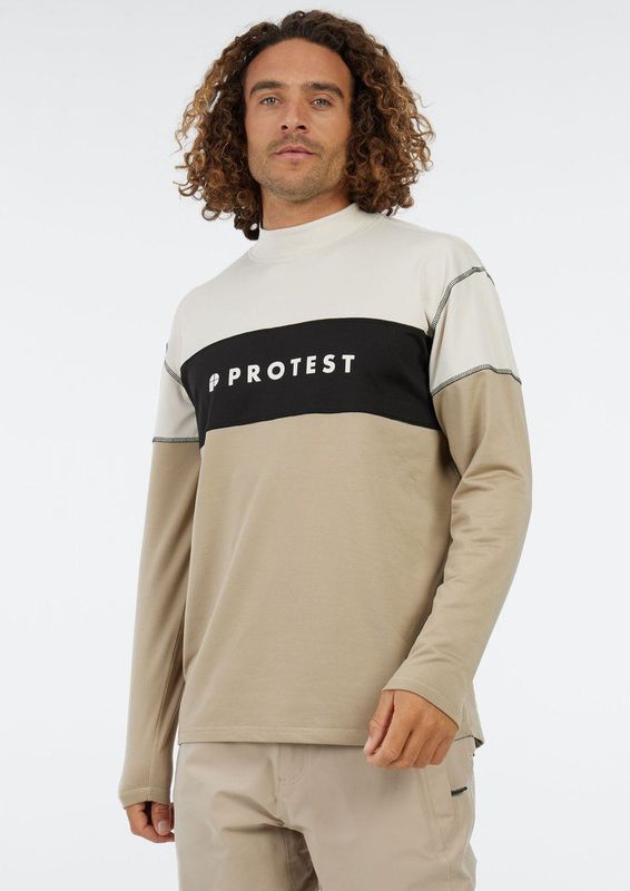 Protest Prtlevin - Skipully Heren - Fleece - Lange mouwen – Bamboobeige