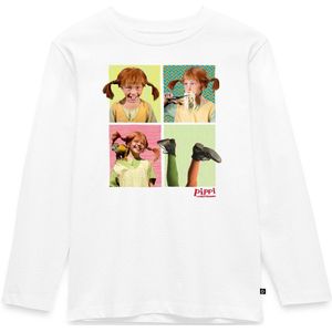 Pippi Langkous Portretten Van Pippi Premium T-Shirt Kinderen Met Lange Mouwen