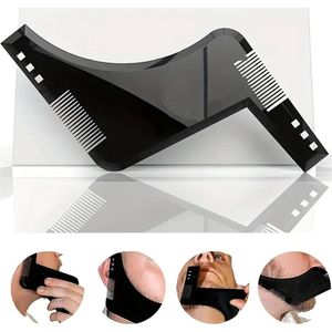 Baard Styling Tool I Baard Styler | Baard Shaper I Beard Comb I Baardkam I Scheerkam I Baardverzorging I Zwart