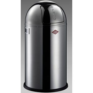 Wesco Pushboy Zilver RVS Hoogglans 50 liter