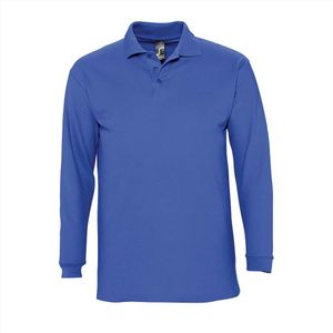 SOL'S Long Sleeve Polo Winter II L549 - Royal Blue 241 - M