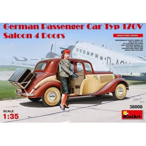 Miniart - German Passenger Car Typ 170v.saloon 4 Doors (Min38008) - modelbouwsets, hobbybouwspeelgoed voor kinderen, modelverf en accessoires