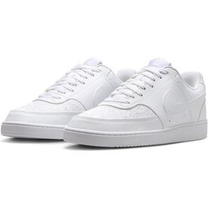 Nike - Court Vision Low - Sneakers - Wit - Synthetisch Materiaal