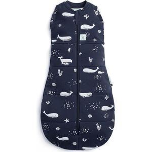 Ergopouch Cocoon inbaker slaapzak - 2,5 Tog - Slaapzak baby - Inbakerslaapzak - Slaapzakken - 0-3 md - Whale