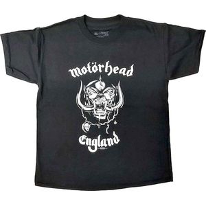 Motorhead - England Kinder T-shirt - Kids tm 13 jaar - Zwart