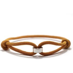 Soraro Touw Armband | Bruin | | Soraro Armbanden | Cadeau voor hem | verjaardag man