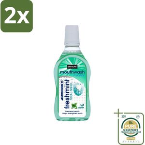 Sence - Fresh Freshmint - Mondwater - Fris & Muntig - 500 ml - Voordeelverpakking - 2 stuks - Tandplak - Tandenpoetsen