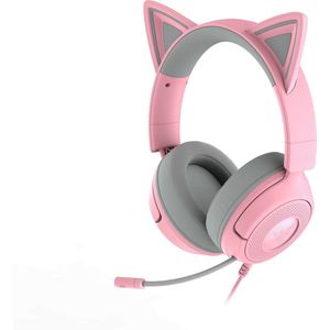 Razer Kraken Kitty V3 X - Bedrade Headset - Quartz - HyperClear Cardioïde Microfoon - TriForce 40 mm Drivers