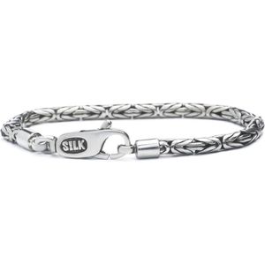 SILK Jewellery - Zilveren Armband - Connect - 358.18 - Maat 18,0