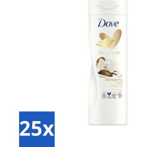 Dove Body Love Bodylotion - Pampering Care - Vanille & Sheabutter - 400 ml - Bulkverpakking - 25 stuks