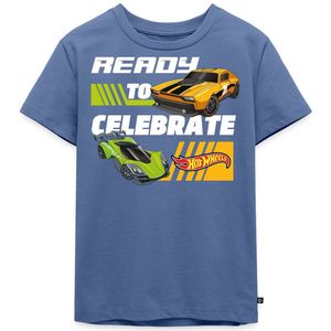Spreadshirt Hot Wheels Verjaardagsdesign Klaar Om Te Vieren Kinderen Premium Bio T-shirt