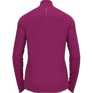 Odlo Midlayer 1/2 Zip Essential Dames - Sportshirt - paars - Vrouwen - Maat L