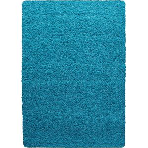 Pochon - Tapijt Dream - Turquoise - 130x65x5 - Vloerkleed - Hoogpolige Vloerkleed - Rechthoekige Tapijt - Rechthoekige Vloerkleed