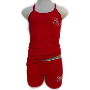 Embrator meisjes Ondergoedsetje rood Stay Cool maat 128/134