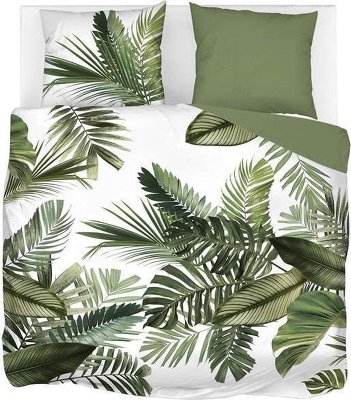 Dekbedovertrek - Wit - Katoen - Geschikt voor Eenpersoonsbed