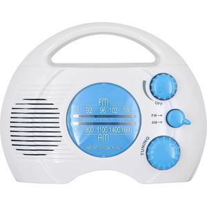 Draagbare Waterdichte Doucheradio met AM/FM Ontvangst