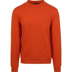 Napapijri - Sweater Oranje - Heren - Maat M - Regular-fit