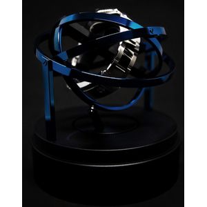 Blauw - Limited Edition 200 stuks - Oplaadbare batterij - Tourbillon Horloge Opwinder - Gyrowinder Orbit Watch Winder