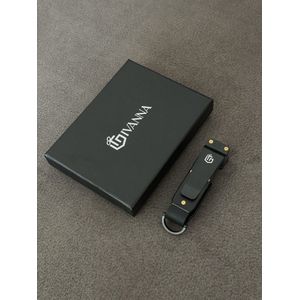 Givanna Sleutelhanger - Keyorganizer - 6 Sleutels - Aluminium - Cadeau - Unisex - Zwart